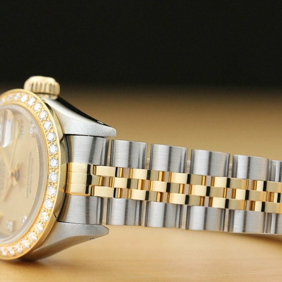 MINT! Rolex 18k Champagne Ladies Watch main image 6